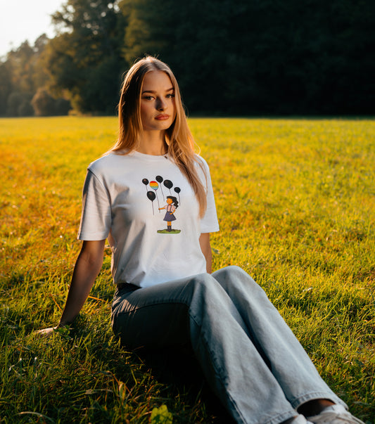 Bio/Vegan balloon girl T